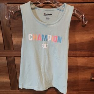 Champion Blue Tank Top Lightweight Athletic Wear
